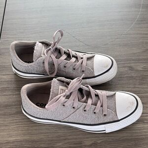 Converse Light Gray Canvas Sneakers